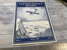 ORIGINAL 1930 CURTISS-WRIGHT REVIEW AVIATION MAGAZINE ADMIRAL BIRD COVER