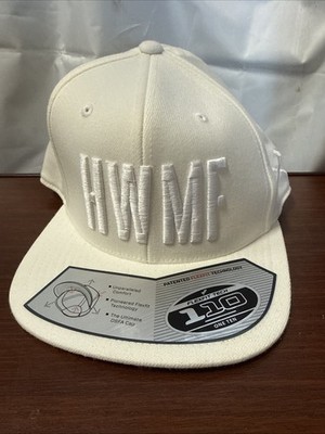 new all american roughneck white hwmf 110 flexfit baseball cap hat