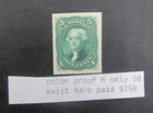nystamps US Stamp # 67 Color Proof Mint Only 50 Exist Rare Paid $750 Y15x2442
