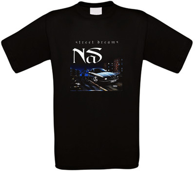 NAS Street Dreams Nasir Jones Nasty Nas Rap Hip Hop T-Shirt alle Größen NEU