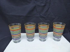 4- Libby Fiesta Iced Tea Glasses