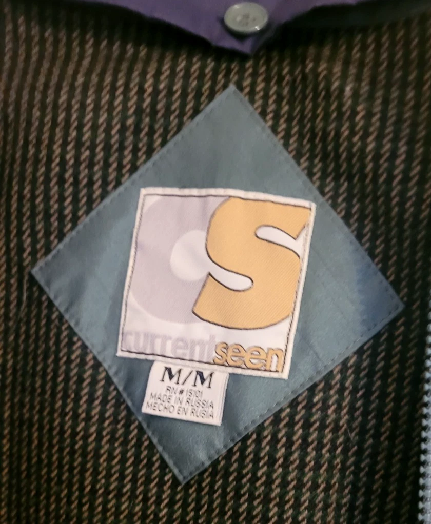 Current Seen CS Coat (RN 15101) for Men, Medium Lined, Full Zip - Excellent!! - product detail image 5
