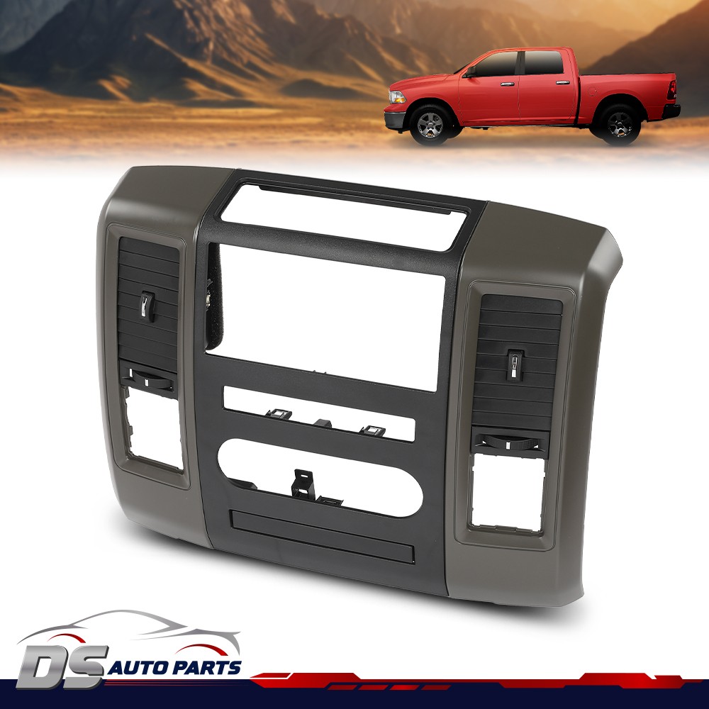 Fit For 2009 2010 2011 2012 Dodge Ram 1500 2500 Radio Bezel Dash Trim Panel  New