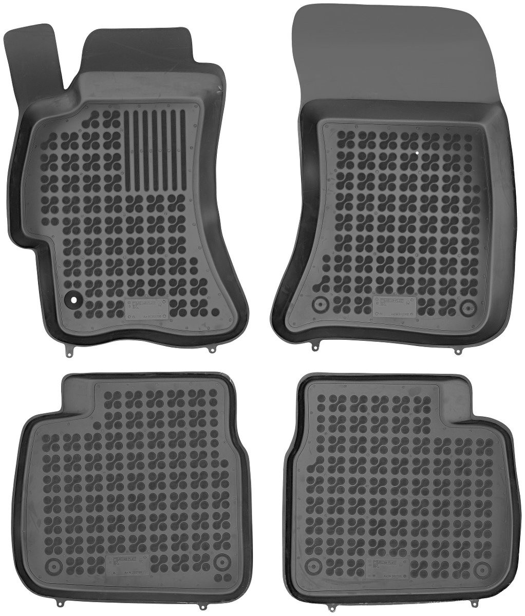 RezawPlast PE Floor Mats for Subaru Outback 2003–2009 Custom Fit Rubber Mats Blk