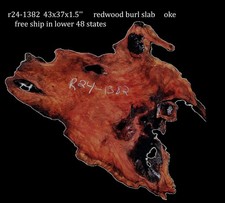 Redwood Burl  DIY  River Table  Live Edge  R24-1382