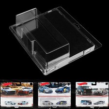 5-100x Clear Protectors For Hotwheels Premium 2-Pack Clamshell Display Cases
