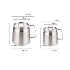 Pot à Huile avec Filtre En Acier Inoxydable Pot Filtrant à Huile Inox