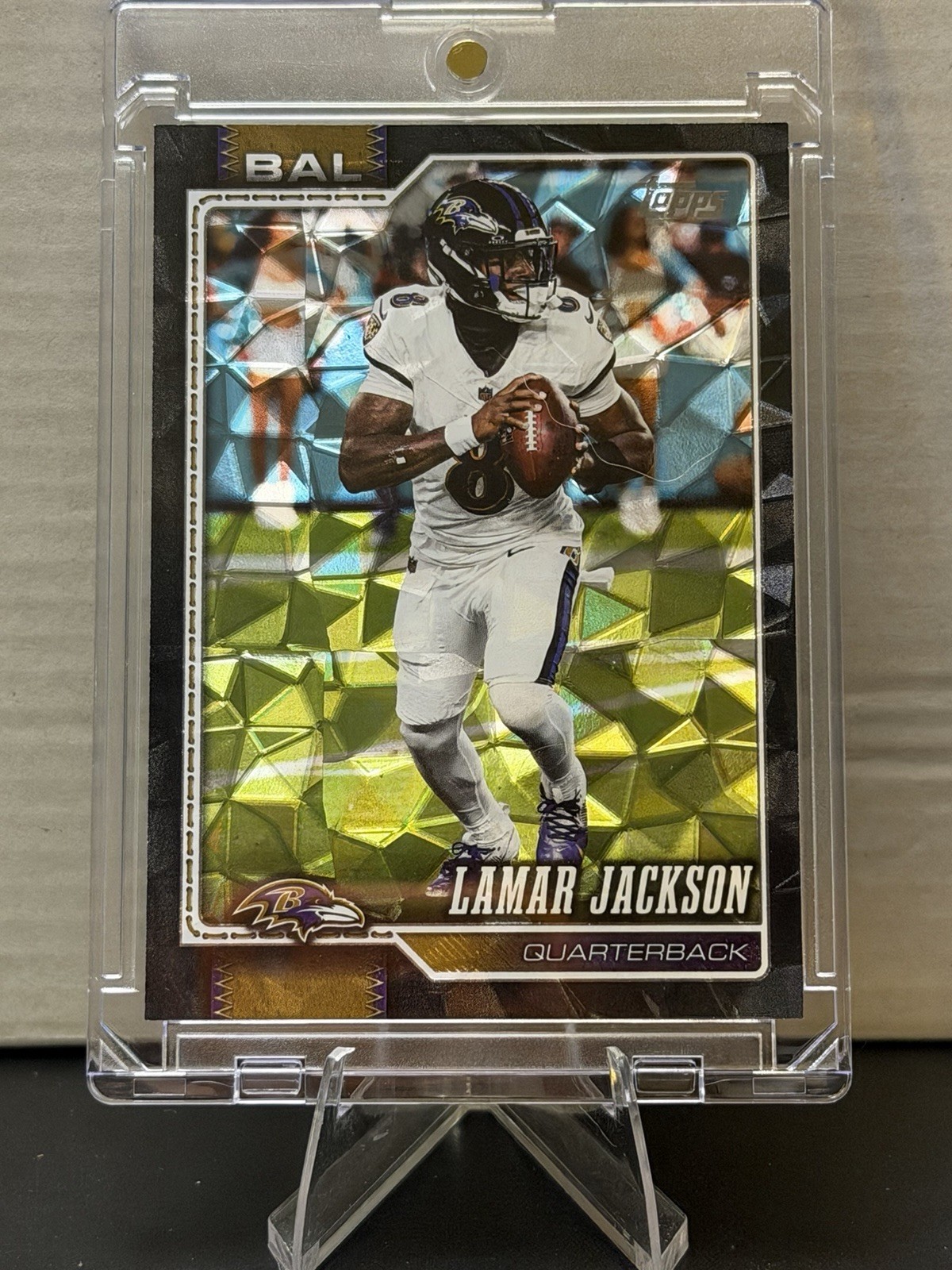 Topps Lamar Jackson Baltimore Ravens Serial Numbered 06/10 Parallel #13