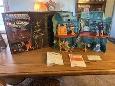 1981 Castle Grayskull Complete w  Box Papers Vintage Original HeMan MOTU  Extras