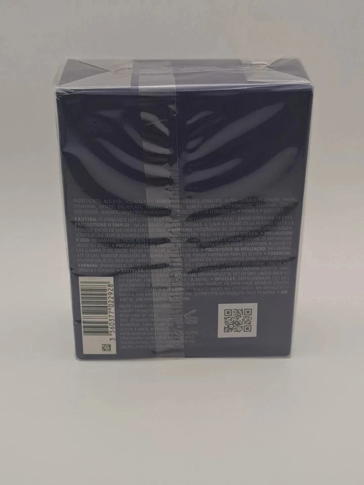 Ralph Lauren Polo Azul Eau de Toilette Hombre Colonia 4.2 OZ Foto 4 de 4