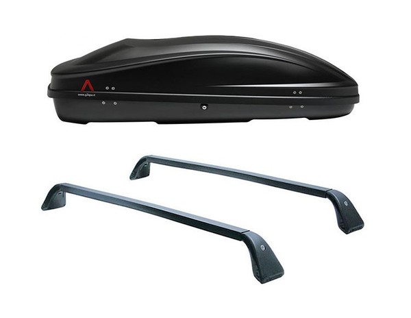 DachtrÄGer LP65+ Dachbox Spark 400 FÜR Fiat Panda 5 TÜRer AB 2012-image