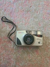 Vintage Halina Ansco Silhouette Power Zoom Point  Shoot Camera, Gold - 28-52mm