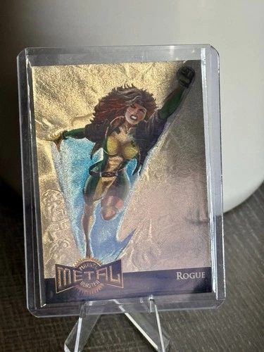 1995 MARVEL Fleer METAL GOLD BLASTER LIMITED EDITION # 10 ROGUE X-men Vintage