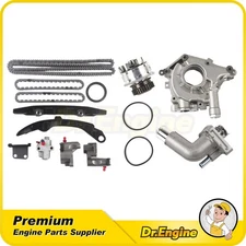 Timing Chain Kit w/ Oil Water Pump Thermostat Fit 02-07 Infiniti Nissan 3.5L