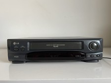 LG W221 VCR VHS Player Video Cassette Recorder No Remote Black Home Film