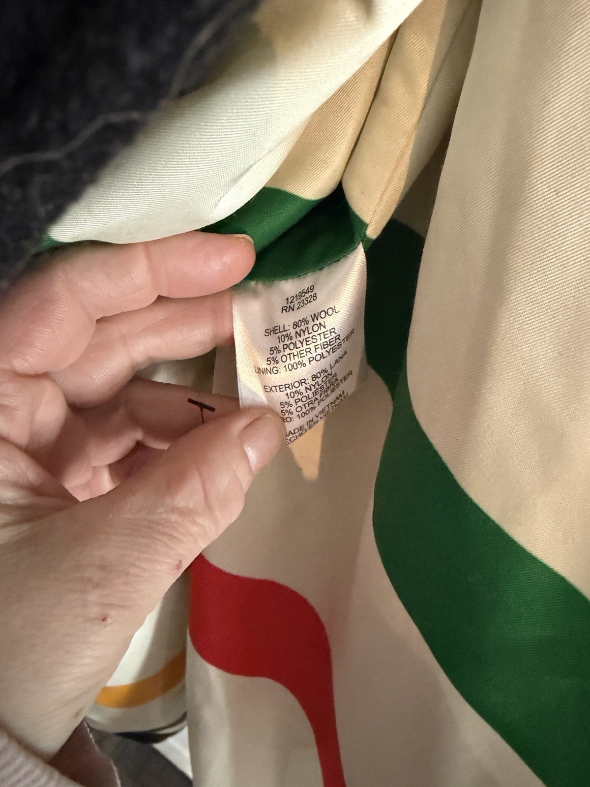 Pendleton Cascade Wool Coat Women’s Small Charcoa… - image 9