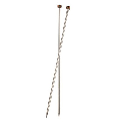 KnitPro Nova Metal: Knitting Pins: Single-Ended: 35cm x 3.75mm