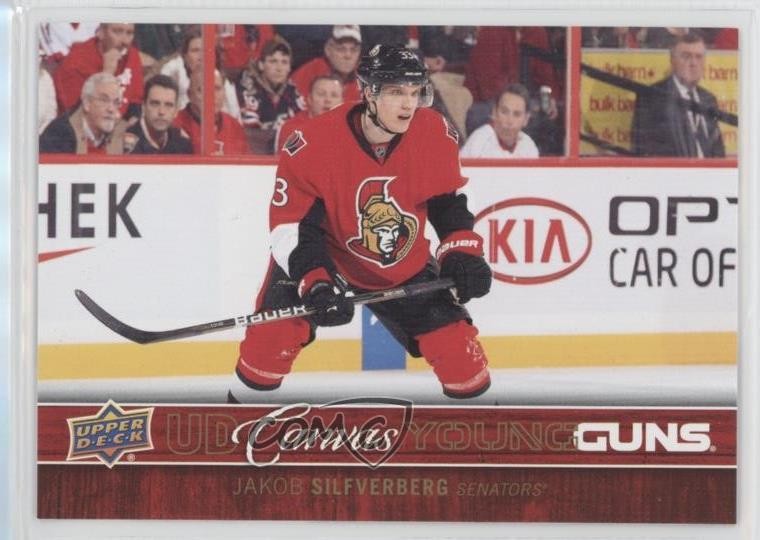 2012-13 Upper Deck UD Canvas Young Guns Jakob Silfverberg #C112 0ht6