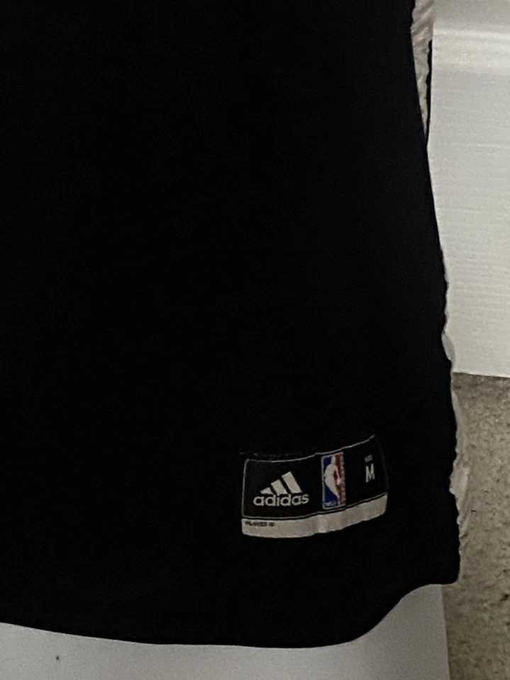 Jeremy Lin #7 Brooklyn Nets Adidas Camiseta Negra Talla Juvenil M NBA Baloncesto Foto 3 de 4