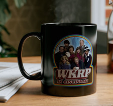 WKRP in Cincinnati Mug, Classic TV Show Coffee Cup, Gift for Fans 11oz