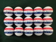 15 TAYLORMADE TOUR RESPONSE USA STRIPE GOLF BALLS - MINT/NR MINT - BALLS SHOWN