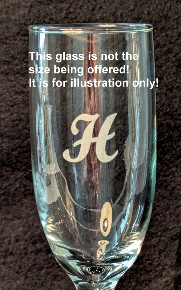 Copas de vino personalizadas/grabadas (juego de 8) Foto 2 de 4