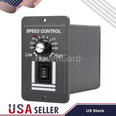 40A PWM DC Motor Speed Controller 12V 24V 36V 48V Variable Speed Switch Reverse
