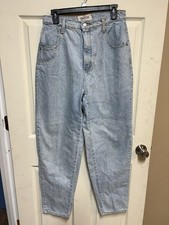Vtg 80s Sasson Bleachwash High Waist Mom Jeans Tapered Size Large 14