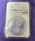 New Listing2013 American Silver Eagle Coin MS 69 .999 S$1 NGC