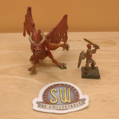Citadel Miniatures Great Fire Dragon & Questing Knight DRAG 4 Warhammer GW