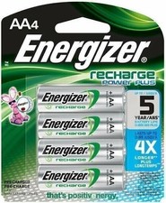 NEW 4/pack AA Energizer Rechargeable NiMH Battery AA4 Recharge 2300mAh