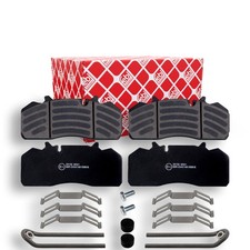 FEBI BILSTEIN Bremsbeläge Bremsbelagsatz Bremsklötze Hinten Vorne 16638