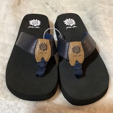 New Yellow Box Flip Flops Sandals Women's Size 7 Wally Tan Boho Sandals