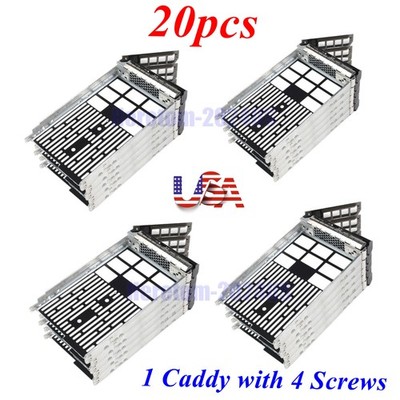 3.5'' Tray Caddy F238F X968D for Dell R530 T610 R630 R730XD T330 T320 MD3200i USA
