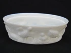 Flaccus Milk Glass Chick Covered Animal Dish Hen on Nest BASE ONLY
