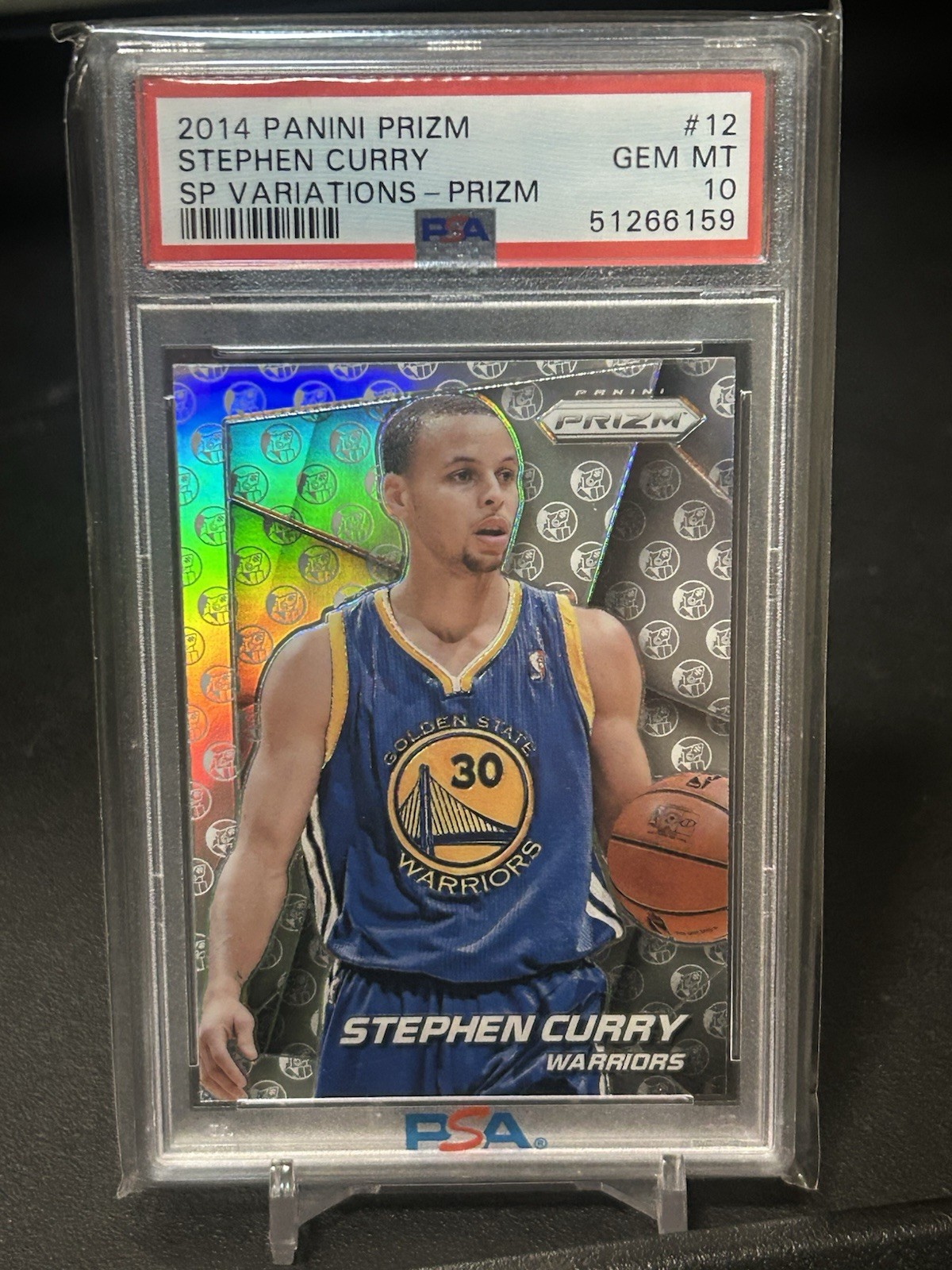 Stephen Curry 2014 Panini Prizm SP Variations Prizm PSA 10 Gem Mint