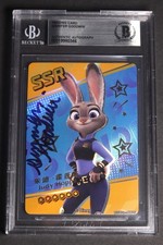 GINNIFER GOODWIN Signed JUDY HOPPS Zootopia Card Fun Disney 100 BECKETT Auto