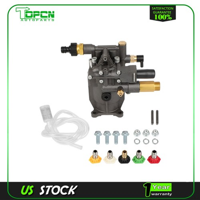 #ad 3000 PSI 3 4quot; Shaft Horizontal Pressure Washer Pump Water Pump 2.5 GPM $63.16