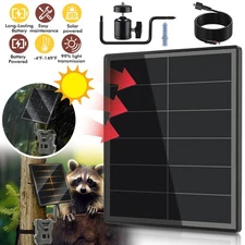 D5 Trail Camera Solar Panel 5W Solar Battery Charger Kit for Hunting Game Camera