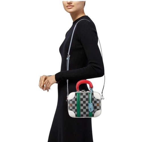 Louis Vuitton Valisette Bag Damier BB crossbody black & white LV vanity box bag - Afbeelding 2 van 16