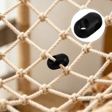 10Pcs Durable Climbing Net Buckle Connector for Kids Outdoor Playhouse Black PP