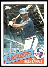 1985 Topps Billy Sample Texas Rangers #337 21814