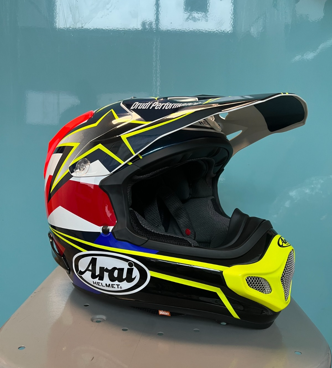 Arai VX-Pro4 Stars & Stripes Helmet-Yellow Like New | eBay