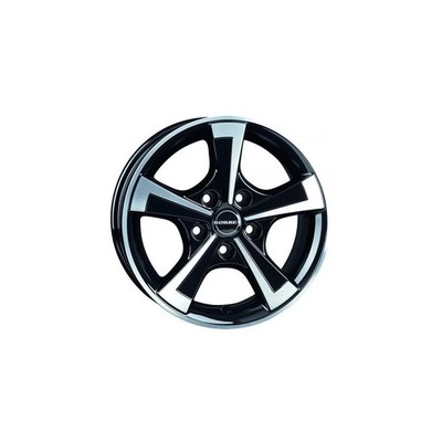 Borbet CWT Alufelge 6,0x15'' 5-Loch schwarz poliert Camping Wohnwagen 1756094