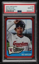 2023 Archives 1965 Topps Red Hot Foil 20/50 Bo Naylor #133 PSA 10 GEM MT 06bg