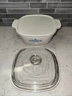 Corning Ware~Blue Cornflower~2 1/2 QT Casserole P-2  1/2 B w/Lids A9C & A2PC~NUC