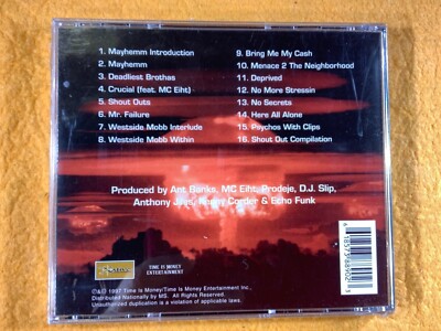 洋楽 G-Rap South Bound First Degree CD Z5-36 MAYHEMM Global Mayhem .. SEALED .. 1997 - CD - HIP-HOP