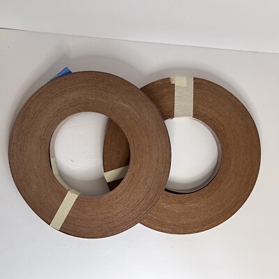 2 Mahogany 15/16'' Rolls Wood Veneer Edge Banding Fleeced Approx 850ft READ
