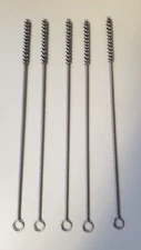3/16" Stainless Steel Tube Brush, 7" OAL. PACK OF FIVE  FREE SHIPPING CONT. USA