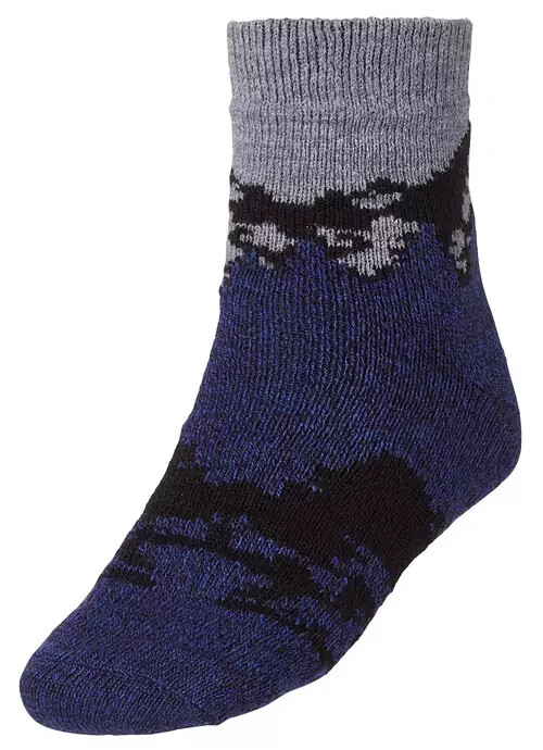 Мужские уютные носки Northeast Outfitters Cabin Socks Crew, темно-синий, L